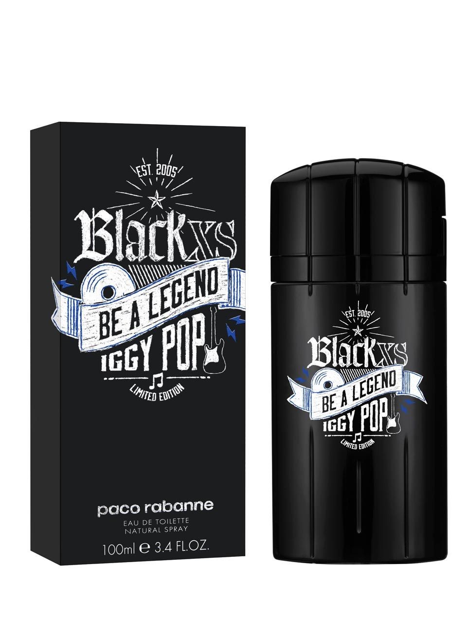Paco Rabanne XS Black Be a Legend Iggy Pop